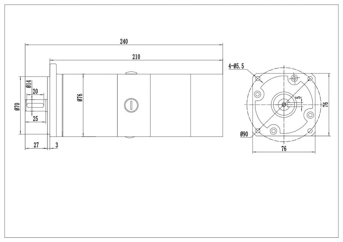 直流伺服電機V730BT-012